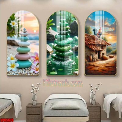 Chi tiết file ảnh File tranh vòm spa kiểu mới SPA5678 sắc nét
