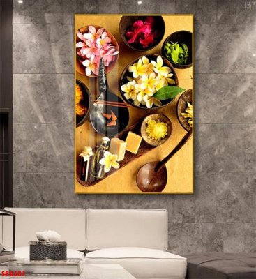 Hình ảnh file gốc in trần nhà Tranh trang trí Spa SPA581