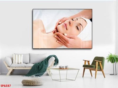 File gốc Tranh trang trí Spa SPA587 (in tráng gương) ốp tường