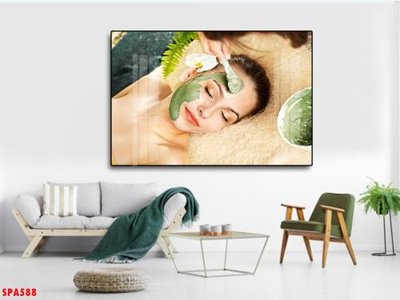 File in lụa Tranh trang trí Spa SPA588 (chất lượng cao) Tranh trang trí Spa SPA588