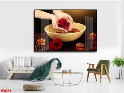 File tranh Tranh trang trí Spa SPA596 (bản gốc) in lụa 5D