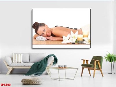 Hình ảnh file gốc Tranh trang trí Spa SPA602 cho in UV