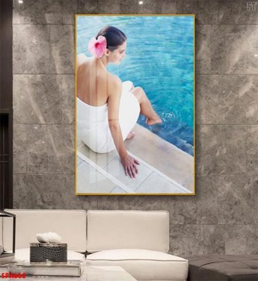 File in lụa Tranh trang trí Spa SPA662 (phong cảnh) Tranh trang trí Spa SPA662