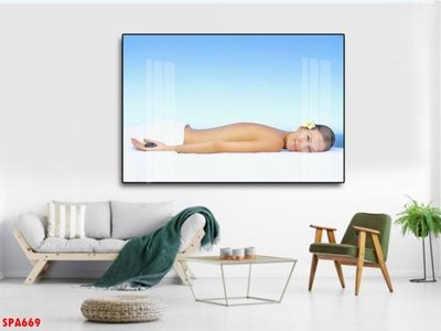 File tranh Tranh trang trí Spa SPA669 (gốc) in vải canvas