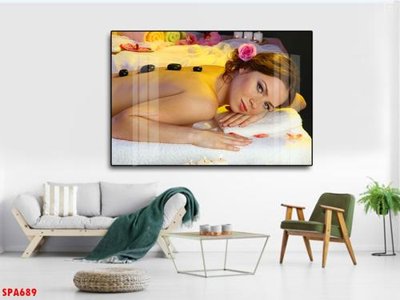 File tranh Tranh trang trí Spa SPA689 (bản gốc) treo quán cafe