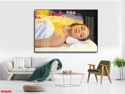 File PSD Tranh trang trí Spa SPA690 (chất lượng in ấn)