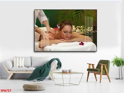 File in trần Tranh trang trí Spa SPA727 (file gốc) xuyên sáng