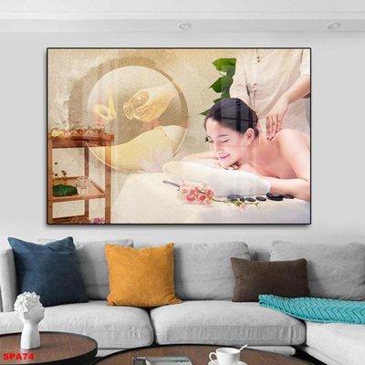 File in trần File tranh trang trí spa SPA74 (bản gốc) phong cảnh