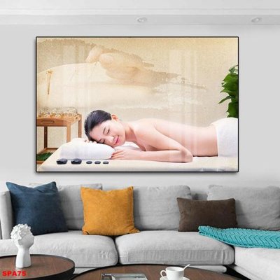 File tranh File tranh trang trí spa SPA75 (bản gốc) in lụa 5D