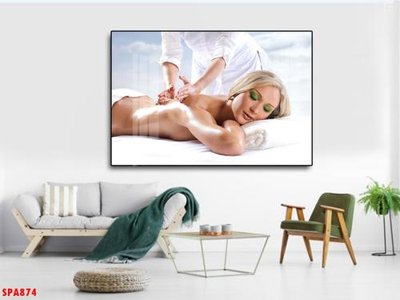 File in trần Tranh trang trí Spa SPA874 (file gốc) phong thủy