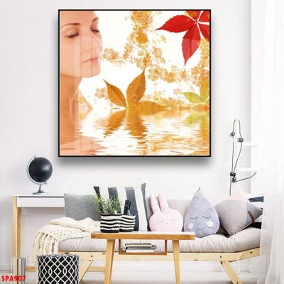 File PSD Tranh trang trí Spa SPA907 (gốc) tách lớp chi tiết