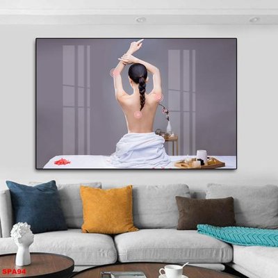 File PSD File tranh trang trí spa SPA94 (bản gốc) dễ dàng edit