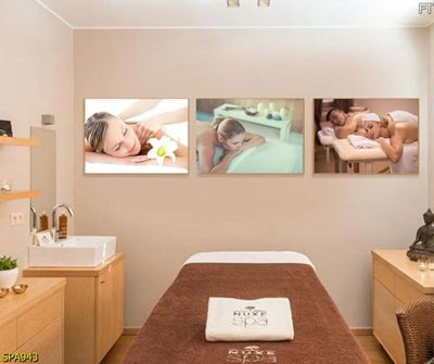 Ảnh gốc Tranh trang trí Spa SPA943 (nét căng) in mica
