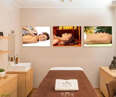 File in trần Tranh trang trí Spa SPA972 (bản gốc) mây trời