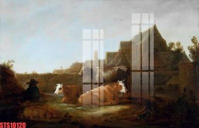 File gốc Tranh sơn dầu phương tây tổng hợp STS10120 (PNG) không nền chất lượng