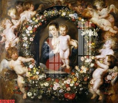 File PSD Tranh sơn dầu phương tây tổng hợp STS10172 (nguyên gốc) chất lượng cao