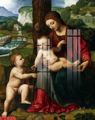 File PSD Tranh sơn dầu phương tây tổng hợp STS10375 (gốc) tách lớp chi tiết