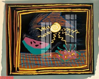 File in trần Tranh sơn dầu phương tây tổng hợp STS10450 (bản gốc 3D) sống động