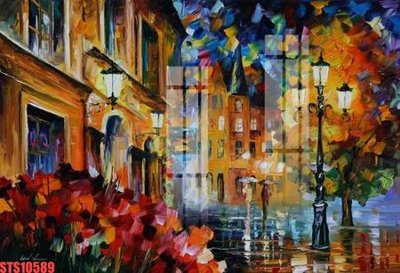 File gốc Tranh sơn dầu phương tây tổng hợp STS10589 (in tráng gương) sang trọng