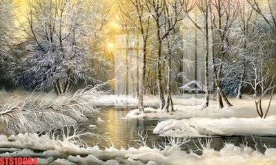 Ảnh gốc Tranh sơn dầu phương tây tổng hợp STS10964 (độ nét cao) in mica