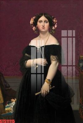 File gốc Tranh sơn dầu phương tây tổng hợp STS11115 (in tráng gương) ốp tường