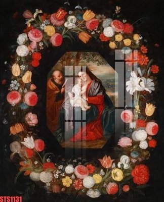 Download file gốc Tranh sơn dầu phương tây tổng hợp STS1131 (in mica) logo