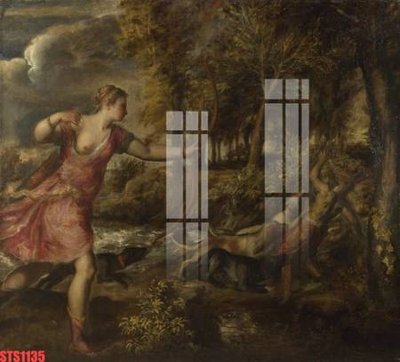 File tranh Tranh sơn dầu phương tây tổng hợp STS1135 (bản gốc) trang trí văn phòng