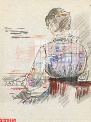 Ảnh mô tả file gốc in mica Tranh sơn dầu phương tây tổng hợp STS11494