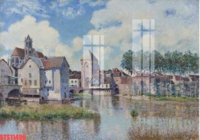 File gốc Tranh sơn dầu phương tây tổng hợp STS11499 (thiết kế) độc quyền