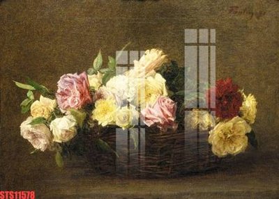 File gốc Tranh sơn dầu phương tây tổng hợp STS11578 (in mica) trang trí