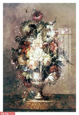 File gốc Tranh sơn dầu phương tây tổng hợp STS11606 (in lụa) tranh mã đáo