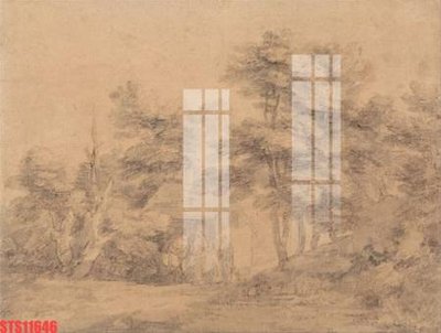 File gốc Tranh sơn dầu phương tây tổng hợp STS11646 (vector) cho in ấn