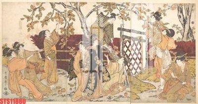 File tranh Tranh sơn dầu phương tây tổng hợp STS11880 (bản gốc) treo quán cafe