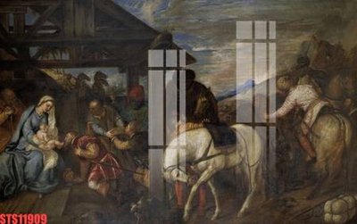 File tranh Tranh sơn dầu phương tây tổng hợp STS11909 (gốc) in vải canvas