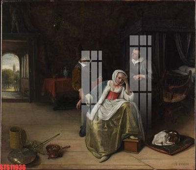 Tải file Tranh sơn dầu phương tây tổng hợp STS11936 (gốc) in ấn chất lượng