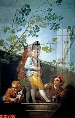 File tranh Tranh sơn dầu phương tây tổng hợp STS12007 (bản gốc) in lụa 3D