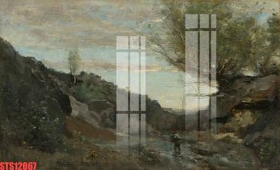 Download file Tranh sơn dầu phương tây tổng hợp STS12067 (chất lượng in ấn)