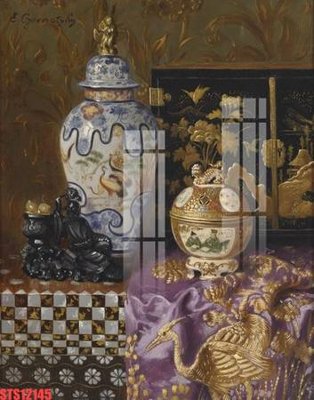 Tải file Tranh sơn dầu phương tây tổng hợp STS12145 (gốc) làm file tranh quảng cáo