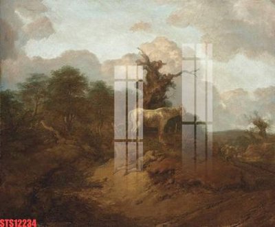 File in trần Tranh sơn dầu phương tây tổng hợp STS12234 (file gốc) xuyên sáng