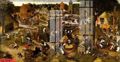 Download file gốc Tranh sơn dầu phương tây tổng hợp STS12591 (in lụa) nghệ thuật