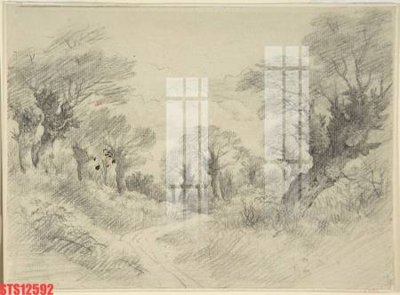 File ảnh Tranh sơn dầu phương tây tổng hợp STS12592 (gốc) in PP, decal