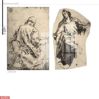 File gốc Tranh sơn dầu phương tây tổng hợp STS126 (ảnh chi tiết) để in trần