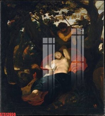 File in lụa Tranh sơn dầu phương tây tổng hợp STS12659 (chất lượng cao) Tranh sơn dầu phương tây tổng hợp STS12659