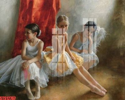 File tranh Tranh sơn dầu phương tây tổng hợp STS12767 (bản gốc) in canvas