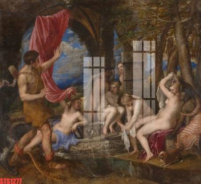 File tranh gốc PSD Tranh sơn dầu phương tây tổng hợp STS1277 còn nguyên layer