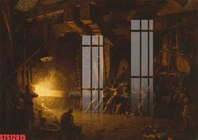 File PSD Tranh sơn dầu phương tây tổng hợp STS12815 (gốc) cho in quảng cáo