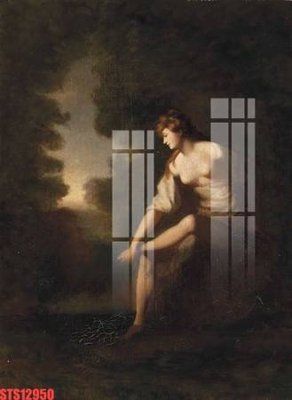 File tranh PSD Tranh sơn dầu phương tây tổng hợp STS12950 chất lượng cao