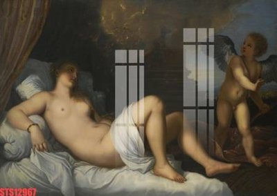 File gốc Tranh sơn dầu phương tây tổng hợp STS12967 (in tráng gương) sang trọng