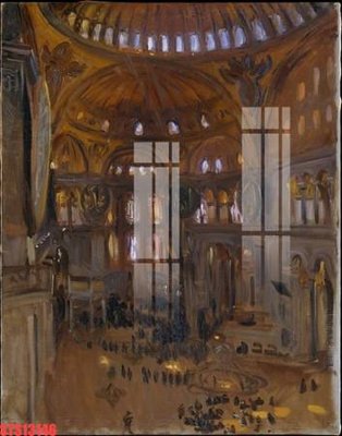 File tranh gốc in trần nhà Tranh sơn dầu phương tây tổng hợp STS13146 3D