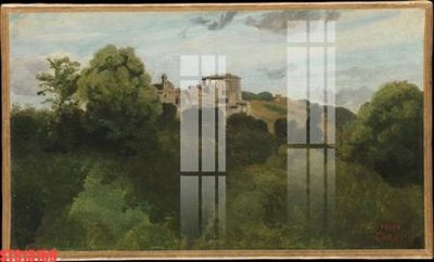 File in trần Tranh sơn dầu phương tây tổng hợp STS13159 (bản gốc) bầu trời